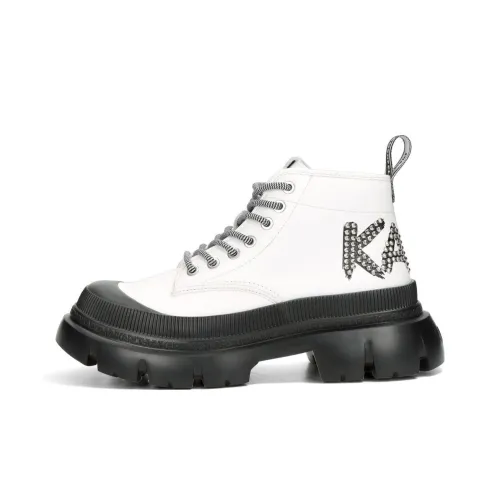 Ботильоны Karl Lagerfeld Женские Белые