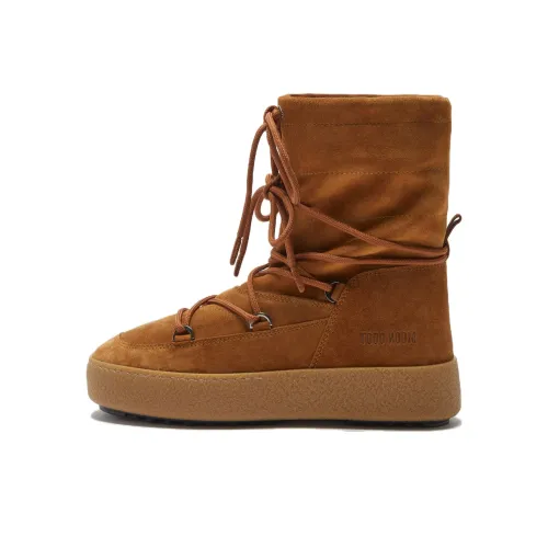 MOON BOOT Короткий сноубутс женский коричневый