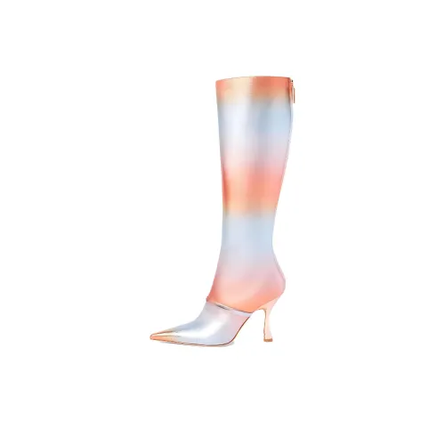 Malone Souliers Женские сапоги до колена высота каблука 9 см градиент