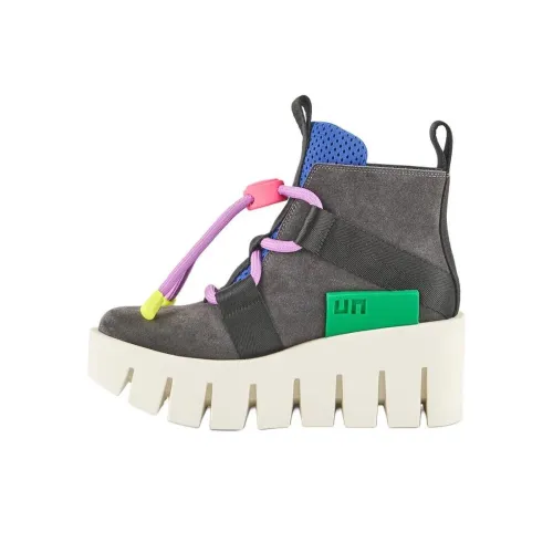 UNITED NUDE Сцепление Nomad Lo Ii Ботильоны 6,5 см Женские Серый