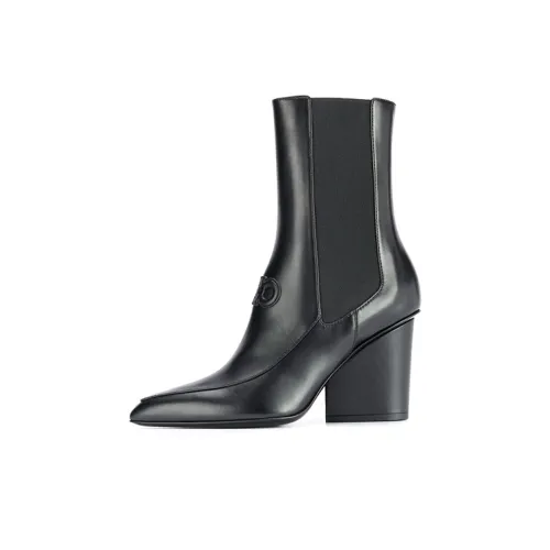 FERRAGAMO GANCINI Crew Chelsea Женские Черный