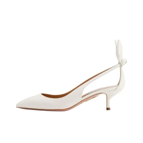 AQUAZZURA Высокие каблуки Белый Женские