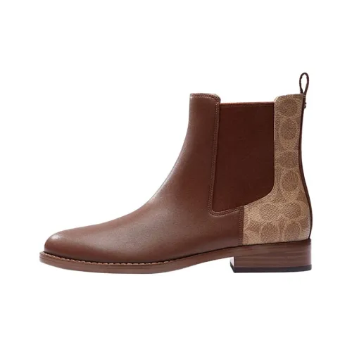 COACH Короткий Челси Женские Коричневый