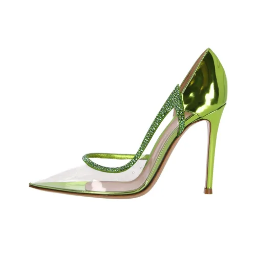 GIANVITO ROSSI Узкий каблук Высокие каблуки Женские Зеленый