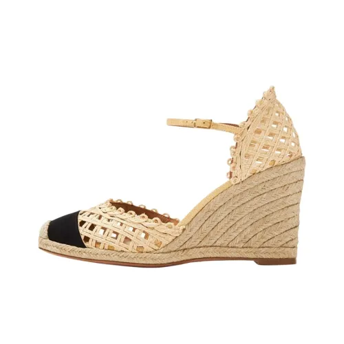 AQUAZZURA Sunburst Клиновидный каблук Высокие каблуки 12 см Женские Бежевый