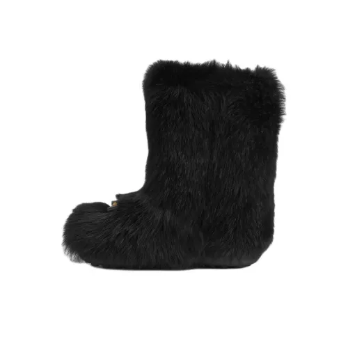 VERSACE Gianni Ribbon Короткие Сноубутсы Женские Черные