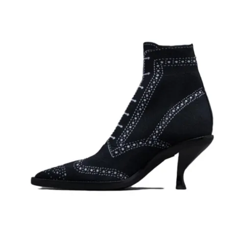 THOM BROWNE· Ботильоны 4CM Женские Черный