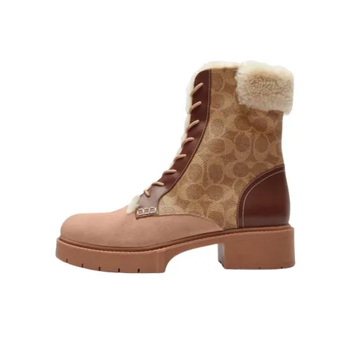 COACH Leighton Booties 4CM Женские Коричневый