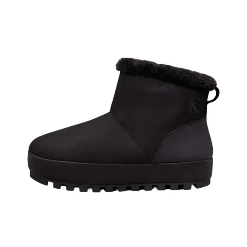 CKJ CALVIN KLEIN JEANS Термостойкие Короткие Сноубутсы Женские Черные