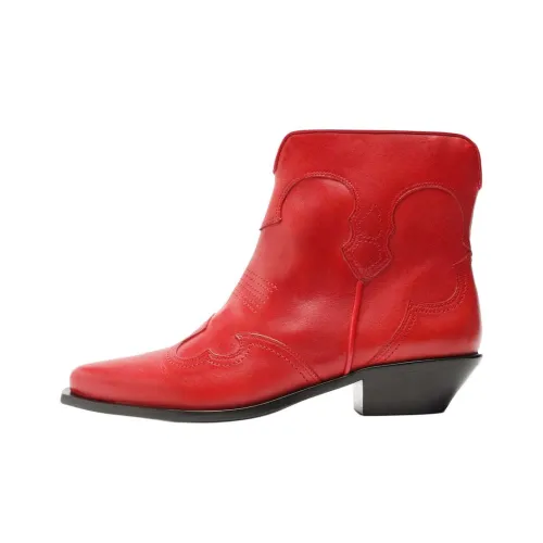 Schutz Tennessee ботильоны 3 см женские красный