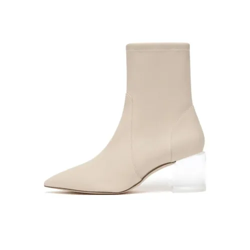 Stuart Weitzman Ботильоны Бежевые Женские