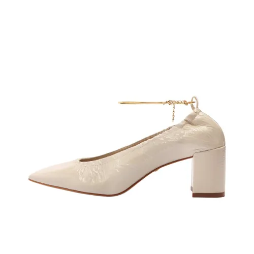 Schutz Bethany Грубый каблук Высокие каблуки 6,3 см Женские Белые