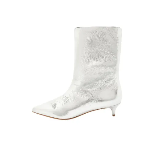 Schutz Gail Ботильоны 4,3 см Женские Серебряные