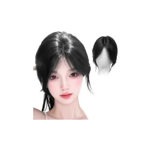 WANWANFENG Bangs Парики Естественный Мокко