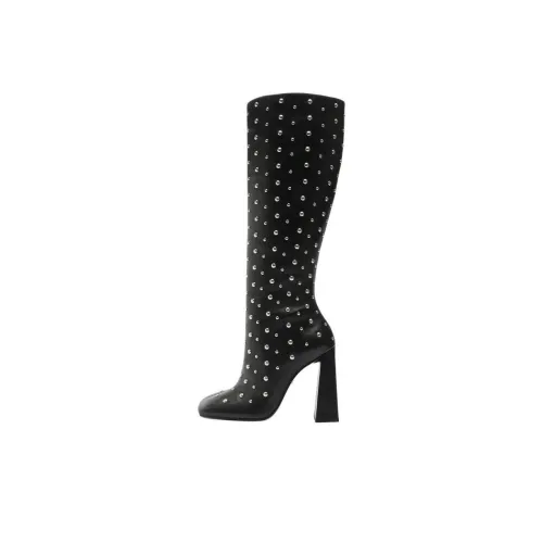 Schutz Lornah Высокие сапоги до колена 10,8 см Женские Черные
