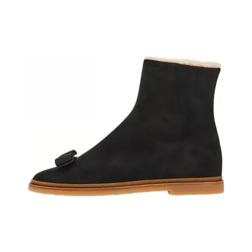 FERRAGAMO Varina Модные ботильоны женские черные