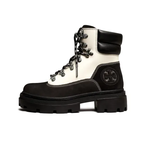 TORY BURCH Модные ботильоны женские черный белый