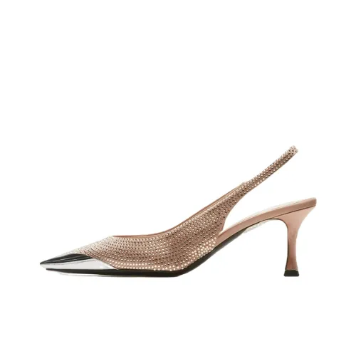 N°21 Узкий каблук Высокие каблуки Женские Розовый