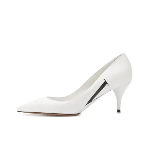 Valentino Узкий каблук Высокие каблуки Женские Белые