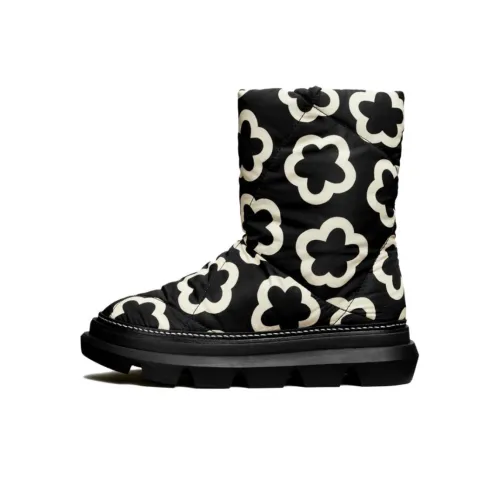 TORY BURCH Модные ботильоны женские черный белый