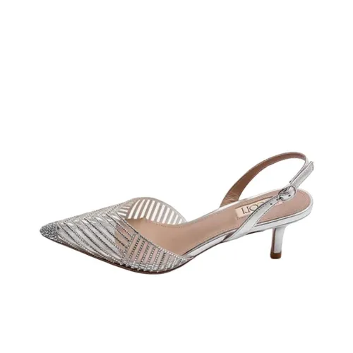 NICOLI Clivia Узкий каблук Высокие каблуки 5 см Женские Серебряные