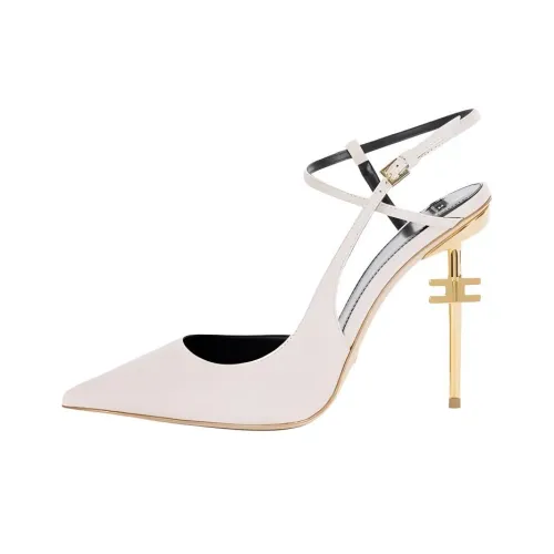 Elisabetta Franchi Высокие каблуки Бежевые Женские