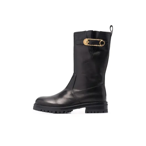 VERSACE Safety Pin MID Голень Ботинки Женские Черный