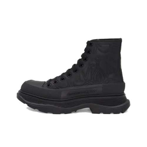 Alexander McQueen Tread Slick Платформа Обувь Женская Черная