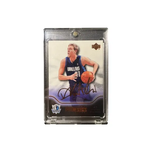 Верхняя Дека Dallas Mavericks Новицки Драйвер Золотая Ручка Подпись Баскетбольная Карта Редкая Спортивная Карта 1 Размер