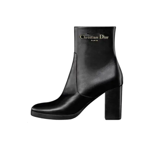 DIOR D Town Ботильоны 7,5 см Женские Черные