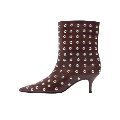 Schutz Gail Botильоны 6,3 см Женские Красно-коричневый