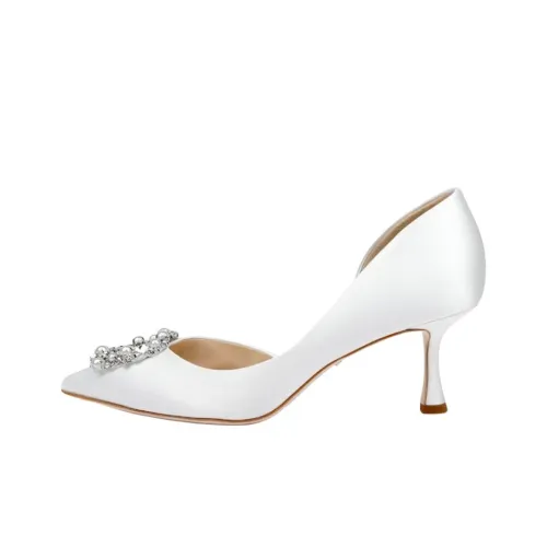 Badgley Mischka Fabia D'Orsay Высокие каблуки 6,5 см Женские Белые