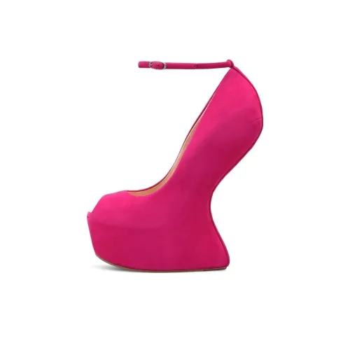 Giuseppe Zanotti GZ Нестандартный каблук Высокие каблуки 13 см Женские Розовый