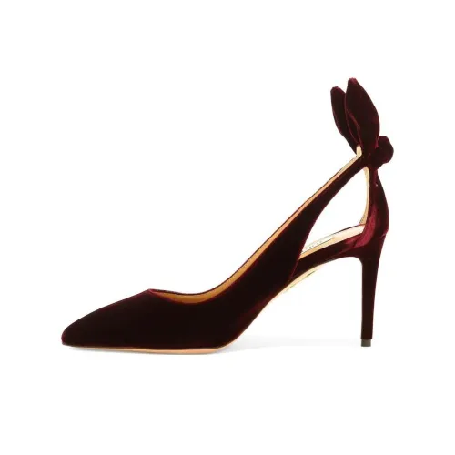 AQUAZZURA Высокие каблуки Темно-красный Женские
