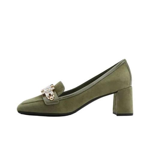 STELLA LUNA Beam REGIME Грубый каблук Высокие каблуки 6 см Женские Зеленый