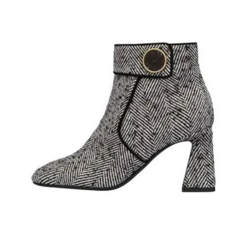 Pollini Dama Botильоны 7,5 см Женские Черный Белый