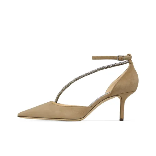 Jimmy Choo Узкий каблук Высокие каблуки 6,5 см Женские Телесный