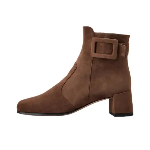 Roger Vivier TRèS Vivier Ботильоны 4,5 см Женские Коричневый