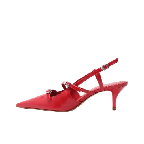 Schutz Stacy Низкий каблук Высокий каблук 6,3 см Женский Красный