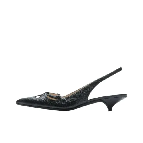 N°21 Грубый каблук Высокие каблуки 3 см Женские Черный