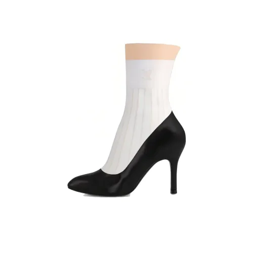 LOUIS VUITTON Illusion Booties 10 см Женские Черный