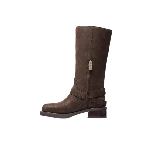 MICHAEL KORS Crosby Колено Высокие сапоги Женские Коричневый