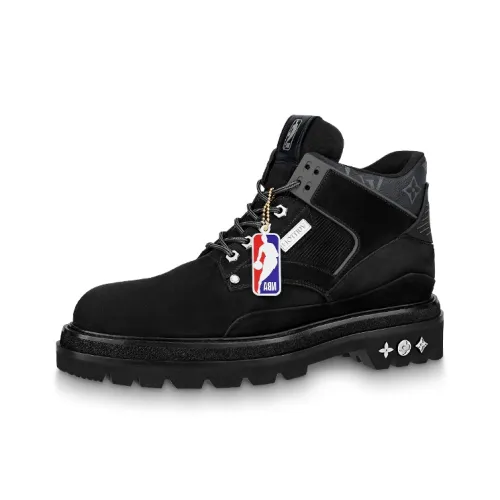 LOUIS VUITTON Oberkampf Ankle Boot Мужской Черный