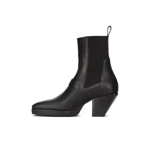 RICK OWENS совместный бренд Ботильоны Черные Мужские