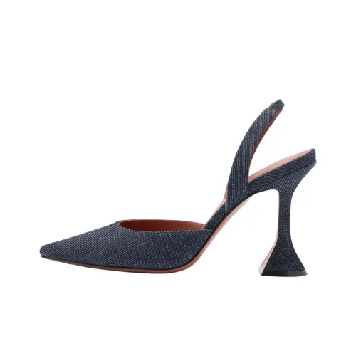 AMINA MUADDI Holli Высокие каблуки 9,5 см Женские Синий