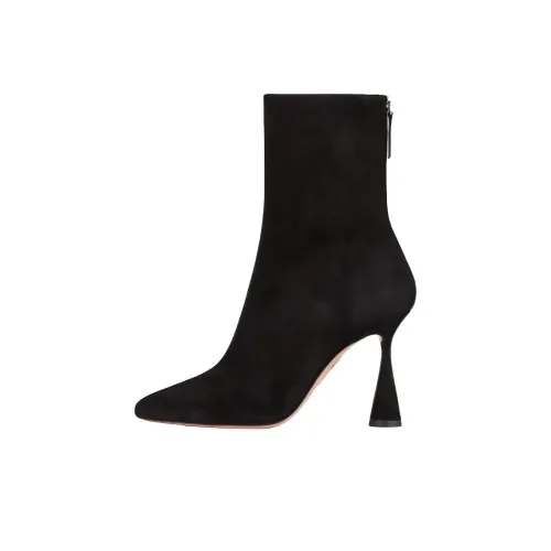 AQUAZZURA AMORE BOOTIE 95 Ботильоны 10,5 см Женские Черный