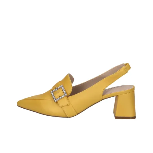 CAPRICE Gillian Квадратный каблук Высокие каблуки 5,5 см Женские Желтый