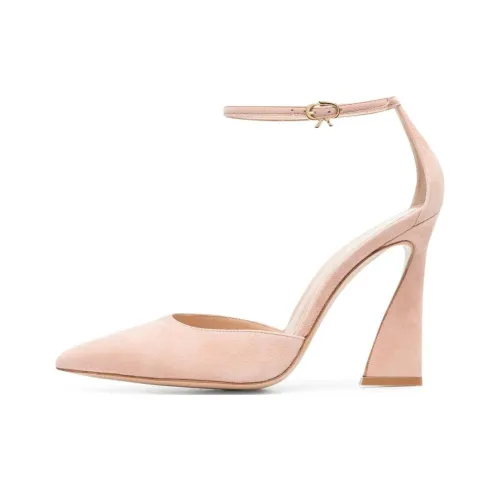 GIANVITO ROSSI Грубый каблук Высокие каблуки Женские Розовый