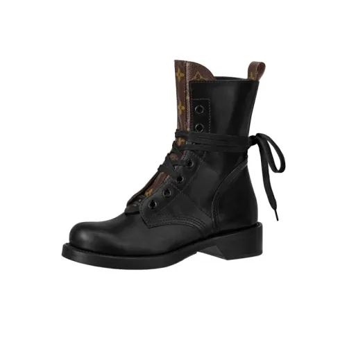 LOUIS VUITTON Metropolis RANGER Короткий Мартин Boot Женские Черный
