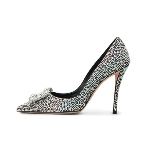 Roger Vivier Flower Strass Высокие каблуки Женские